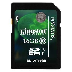 Thẻ nhớ SDHC Kingston U1 16GB 30MB/s  SD10V 