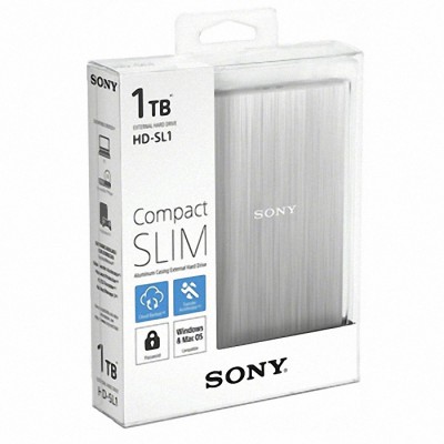 Ổ cứng di dộng Sony Compact Slim 1TB (Silver)