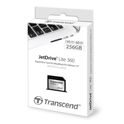 Transcend JetDrive Lite 360 256GB for Mac Pro (Retina) 15"
