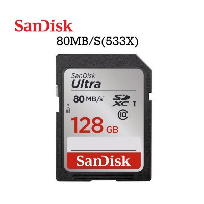 Thẻ nhớ Sandisk Ultra SDXC UHS-1 128GB, 80MB/s - SDSDUNB-128G-GN3IN