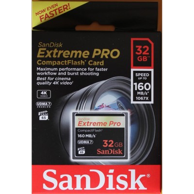 Thẻ nhớ Sandisk CF Extreme PRO 32GB 160MB/s - SDCFXPS-032G-X46