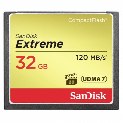 Thẻ nhớ CF Sandisk Extreme 32GB 120MB/s - SDCFXSB-032GB0G46