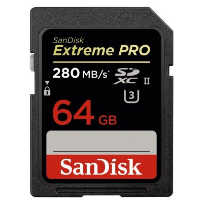 Thẻ nhớ SD Sandisk ExtremePro 64GB - 280MB/s SDSDXPB-064G-G46 