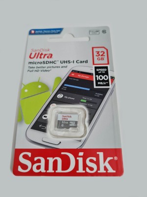 Thẻ nhớ SanDisk MicroSDHC Ultra 32GB C10 UHS-1 100MB/s - SDSQUNR-032G-GN3MN