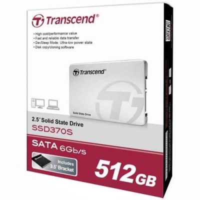 Transcend SSD 370S SATA III 6Gb/s 512 GB Synchronous MLC NAND