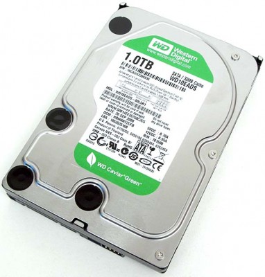 HDD WD Caviar Green 1TB, 64MB, SATA 3( WD10EZRX)