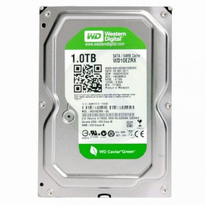 HDD WD Caviar Green 1TB, 64MB, SATA 3( WD10EZRX)