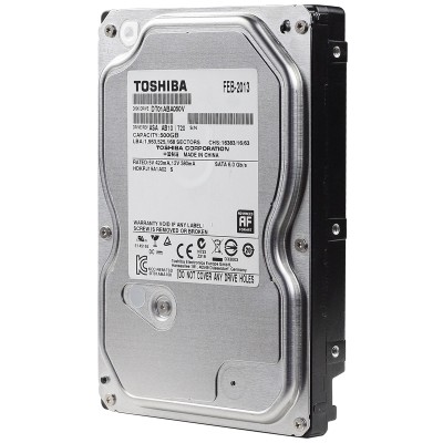 Ổ cứng HDD Toshiba 500GB 3.5" SATA3 5700rpm 32MB AV HDD - DT01ABA050V