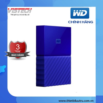 Ổ cứng di động WD My Passport 1TB - New 2016 (Xanh biển) WDBYNN0010BBL