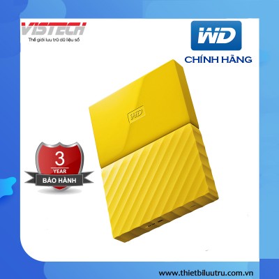 Ổ cứng di động WD My Passport 1TB - New 2016 (Vàng) WDBYNN0010BYL