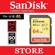 Thẻ nhớ SD SanDisk Extreme 64GB - 90MB/s-SDSDXNE-064G-GNCIN