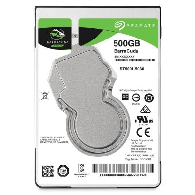 Seagate BarraCuda 2.5'' Hard Drive 500 GB  ST500LM030