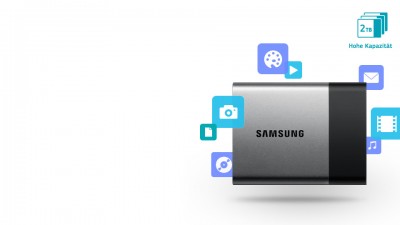Ổ cứng di động External SSD Samsung T3 250GB USB 3.0 (MU-PT1T0B/WW) mã T5 thay thế