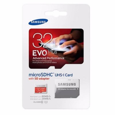 Samsung microSD evo plus 32GB SDHC 80 MB/s