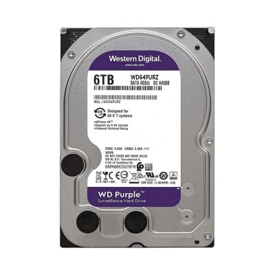 Ổ cứng HDD WD Purple 6TB 3.5" - WD64PURZ