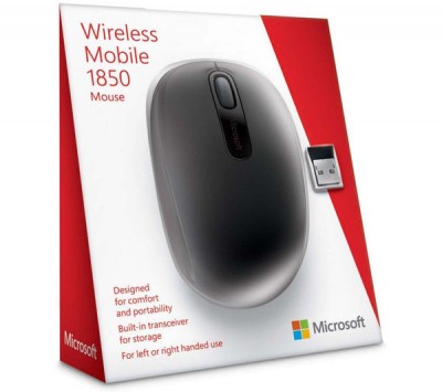 Chuột không dây Microsoft 1850 (đen) - U7Z-00005