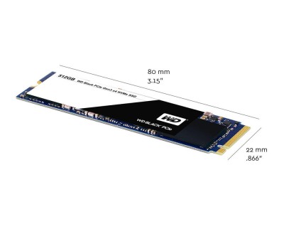 WD Black SSD 512GB PCIe Gen3 8 Gb/s  M2-2280