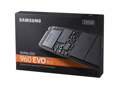 SSD Samsung 960 EVO PCIe NVMe M.2 2280 250 GB MZ-V6E250BW