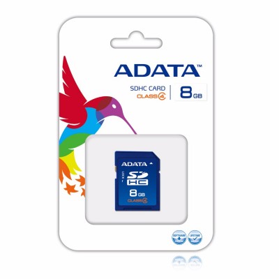 Thẻ nhớ sd ADATA 8GB SDHC Class 4