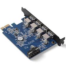 Card chuyển đổi PCI-Express 4 Port ORICO PVU3-4P 