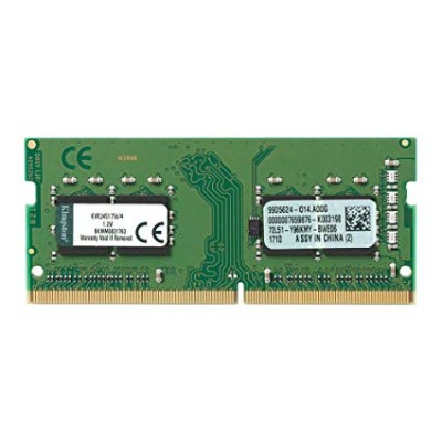 Ram Laptop Kingston SODIMM 1.2V 4GB 2400MHz DDR4 Non-ECC CL17 SODIMM 1Rx8 - KVR24S17S6/4 