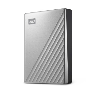 Ổ cứng di động 4TB WD My Passport Ultra USB Type-C 3.0 Bạc WDBFTM0040BSL-WESN