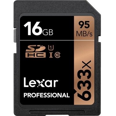 Thẻ nhớ 16GB Pro 633X SDHC 95MB/45MB/s Lexar