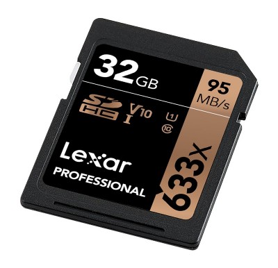 Thẻ nhớ 32GB Pro 633X SDHC 95MB/45MB/s Lexar