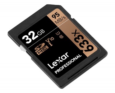 Thẻ nhớ 32GB Pro 633X SDHC 95MB/45MB/s Lexar