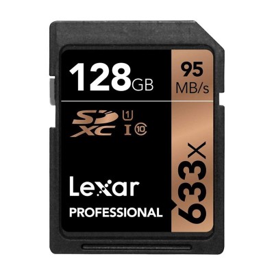 Thẻ nhớ 128GB Pro 633X SDHC 95MB/45MB/s Lexar