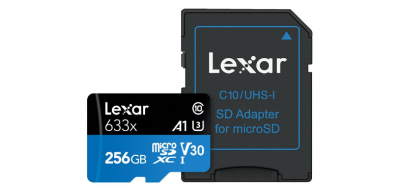 Thẻ nhớ Lexar 256GB Micro 633X SDXC 95MB/45MB/s 