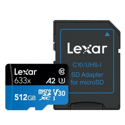 Thẻ nhớ Lexar 512 GB Micro 633X SDXC 95MB/45MB/s 