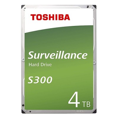 Ổ cứng Toshiba Internal 3.5" 4TB Surveillance S300 series (128MB) Low-spin SATA3 (6Gb/s)_HDWT140UZSVA