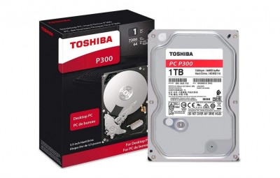 Ổ cứng Toshiba Internal 3.5" 1TB Desktop P300 series (64MB) 7200rpm SATA3 (6Gb/s)_HDWD110UZSVA