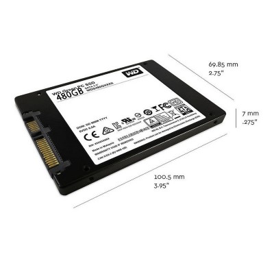 Ổ cứng SSD WD GREEN 480GB 2.5" - WDS480G3G0A