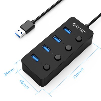 Bộ chia USB HUB 4 cổng USB 3.0 - W9PH4