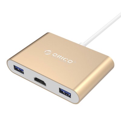 Bộ chia Orico Type C ra 4 cổng HDMI/ VGA/ Type C/ USB 3.0 (RCNB-GD)