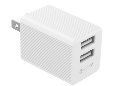 Sạc điện thoại Orico USB 2 cổng 2.4A (WHB-2U)