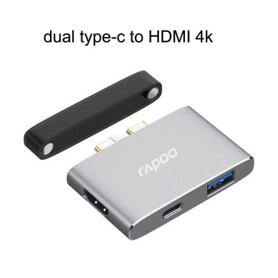 Bộ chia USB Type C 3 trong 1 - Rapoo XD20M