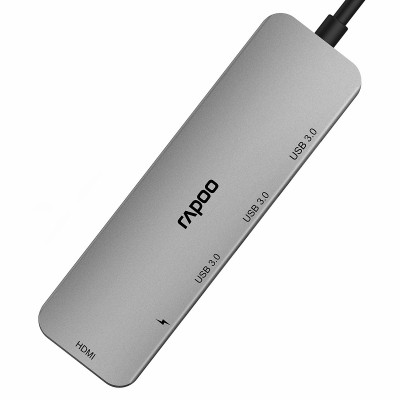 Bộ chia Rapoo XD100 / USB-Type C Đa Năng (5 trong 1)