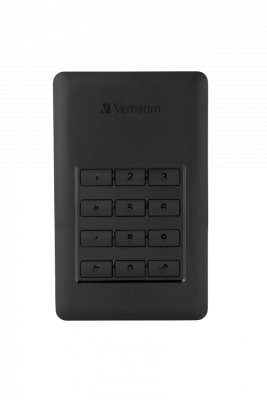 Ổ cứng di động Verbatim 2.5' USB 3.0 w/Keypad Access 2 TB (Đen)
