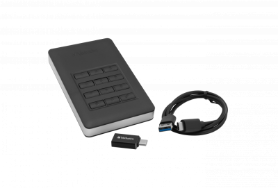 Ổ cứng di động Verbatim 2.5' USB 3.0 w/Keypad Access 2 TB (Đen)