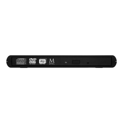 Ô đĩa cắm ngoài Verbatim Slimline CD/DVD USB 2.0 Đen