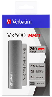 Ổ cứng SSD di động Verbatim Vx500 240 GB