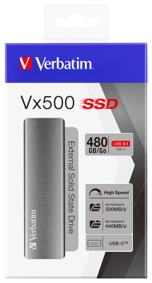 Ổ cứng SSD di động Verbatim Vx500 480 GB