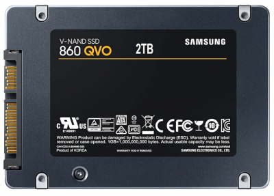 Ổ cứng SSD Samsung 860 QVO 2TB 2.5" (MZ-76Q2T0BW)