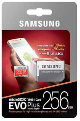 Thẻ nhớ MicroSD SamSung EVO Plus 256 GB ( MB-MC256GA/APC)