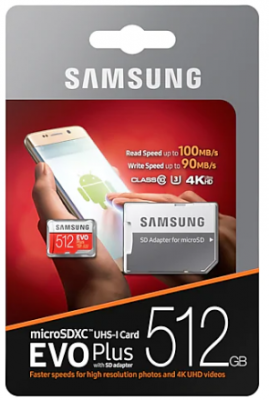 Thẻ nhớ MicroSD SamSung EVO Plus 512 GB ( MB-MC512GA/APC)