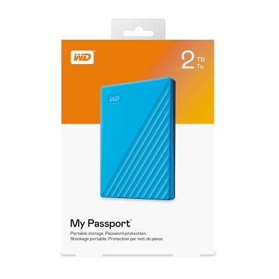 Ổ cứng HDD WD My Passport 2TB 2.5" xanh WDBYVG0020BBL-WESN