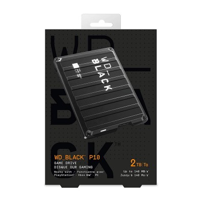 Ổ cứng di động  WD Black P10 Game Drive 2TB USB3.2 (WDBA2W0020BBK-WESN)